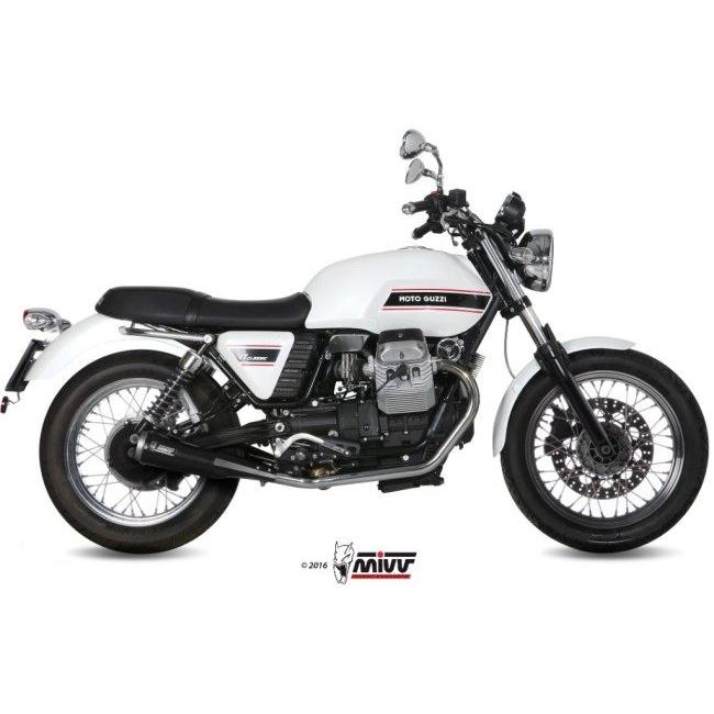 MIVV ミヴ GHIBLI BLACK スリップオンマフラー V7 CLASSIC MIVV ミヴ GHIBLI BLACK スリップオンマフラー V7 CLASSIC