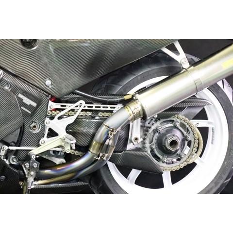 A-TECH エーテック チェーンガード 素材：ドライカーボンケブラー(DCK) クリア塗装済 VFR750R HONDA ホンダ フレームの画像
