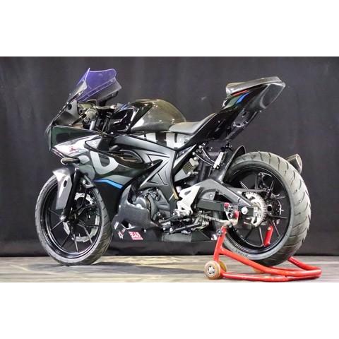A-TECH（エーテック） タンクパッド タイプS 素材：FRP／黒(FB) クリア