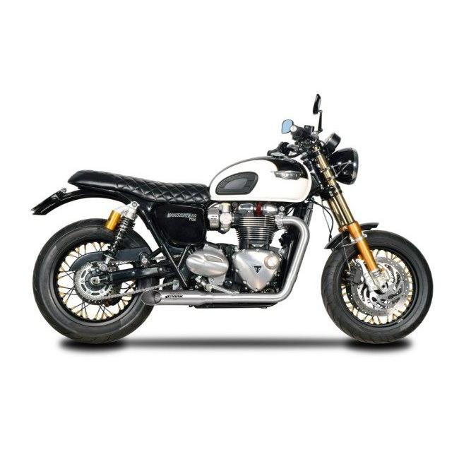 SPARK EXHAUST スパーク マフラー HOT ROAD フルエキゾーストマフラー 2本出し 材質：ステンレス StreetTwin Bonneville T120 TRIUMPH トライアンフ_2