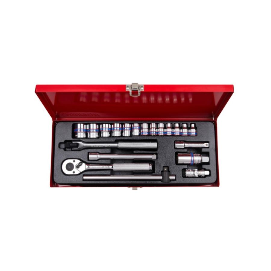 King tony キングトニー 20-Piece 3／8” DR. Hexagon Socket Set (Metal Box) セット工具