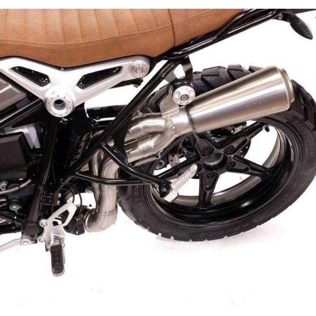 UNIT GARAGE ユニットガレージ ハイパイプ 1：2：1 タイプ：エンドキャップグリル付きチタン製サイレンサー R nineT scrambler BMW スリップオンマフラー_1