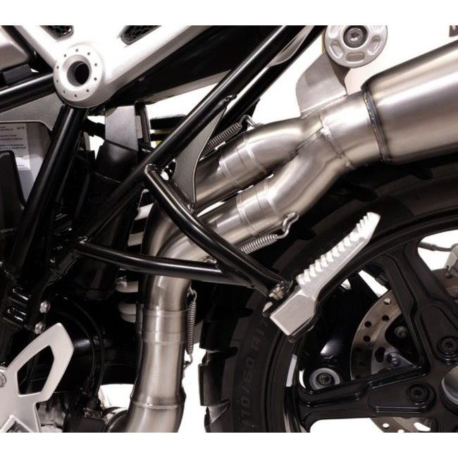 UNIT GARAGE ユニットガレージ ハイパイプ 1：2：1 タイプ：エンドキャップグリル付きチタン製サイレンサー R nineT scrambler BMW スリップオンマフラー_2
