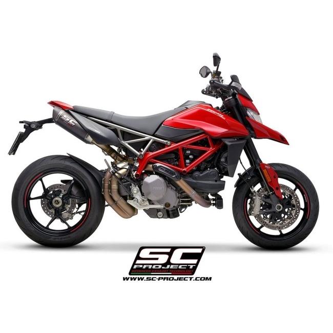 SC-PROJECT SCプロジェクト SC1-M ツイン スリップオンサイレンサー【公道走行可】 本体材質：カーボン HYPERMOTARD 950 RVE SP DUCATI ドゥカティ マフラーの画像
