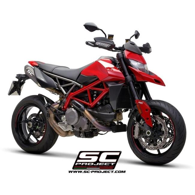 SC-PROJECT SCプロジェクト SC1-M ツイン スリップオンサイレンサー【公道走行可】 本体材質：カーボン HYPERMOTARD 950 RVE SP DUCATI ドゥカティ マフラーの画像