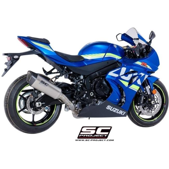 SC-PROJECT SCプロジェクト SC1-R スリップオンサイレンサー＆フルチタンリンクパイプ【公道走行可】 本体材質：カーボン GSX-R1000 R SUZUKI スズキ マフラー | SCーPROJECT | 01