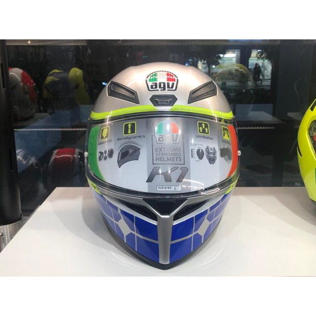 AGV エージーブイ K1 ヘルメット バレンティーノロッシ ROSSI MUGELLO 2015 サイズ：L｜webike02｜05