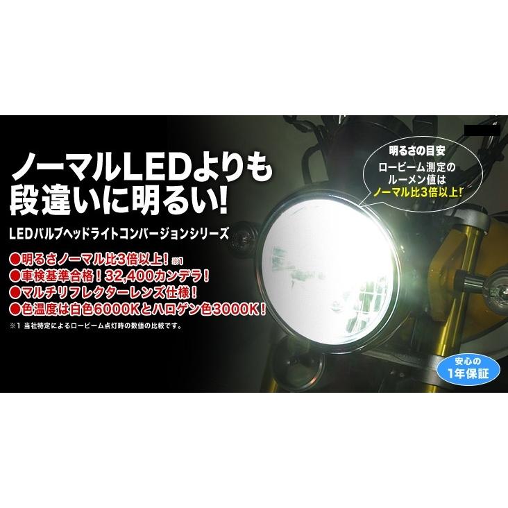 PROTEC プロテック LEDマルチリフレクターヘッドライトキット 色温度：6000K モンキー125 モンキー125 ABS HONDA ホンダ HONDA ホンダ｜webike02｜02