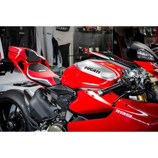 LUIMOTO ルイモト フロントシートカバー タイプ：1199Rマーク PANIGALE 1199 DUCATI ドゥカティ シートカバー シート関連 外装_1
