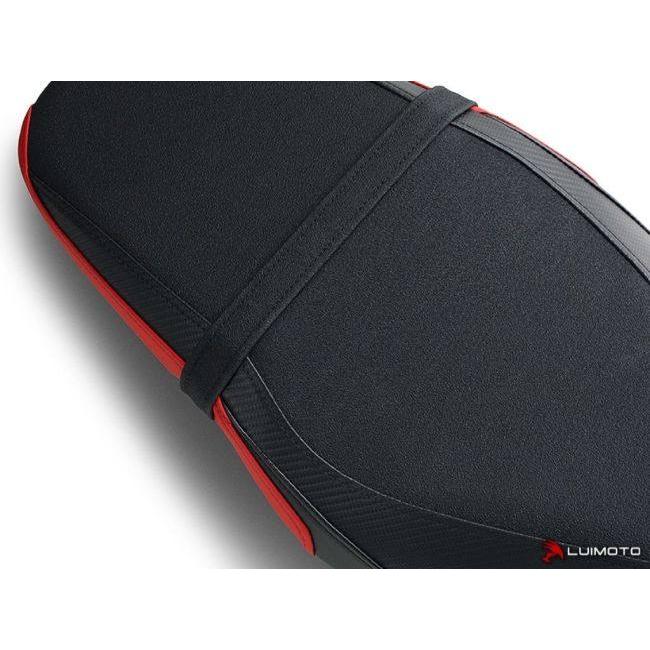 LUIMOTO ルイモト フロントシートカバー カラー：SPブラック／ライムグリーン／ライムグリーンステッチ GROM HONDA ホンダ シートカバー シート関連 外装の画像