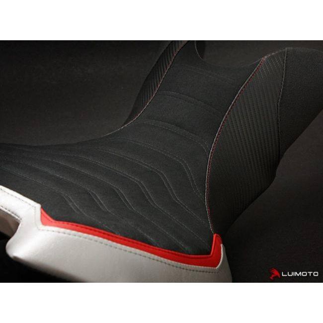 LUIMOTO ルイモト フロントシートカバー カラー：SPブラック／CFブラック／レッドステッチ／レッド／シルバー TURISMO VELOCE 800 MV AGUSTA アグスタ 外装_2