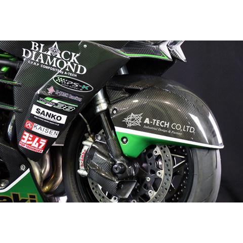 A-TECH エーテック フロントフェンダーSPL3 素材：平織ドライカーボン