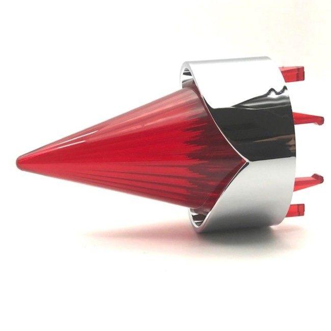 Cuztom Kraft カスタムクラフト Big Afterburner Lens ウィンカーベゼル＆レンズ(フラット用) レンズカラー：アンバー / ベゼルの仕上：ブラック 灯火類 電装系