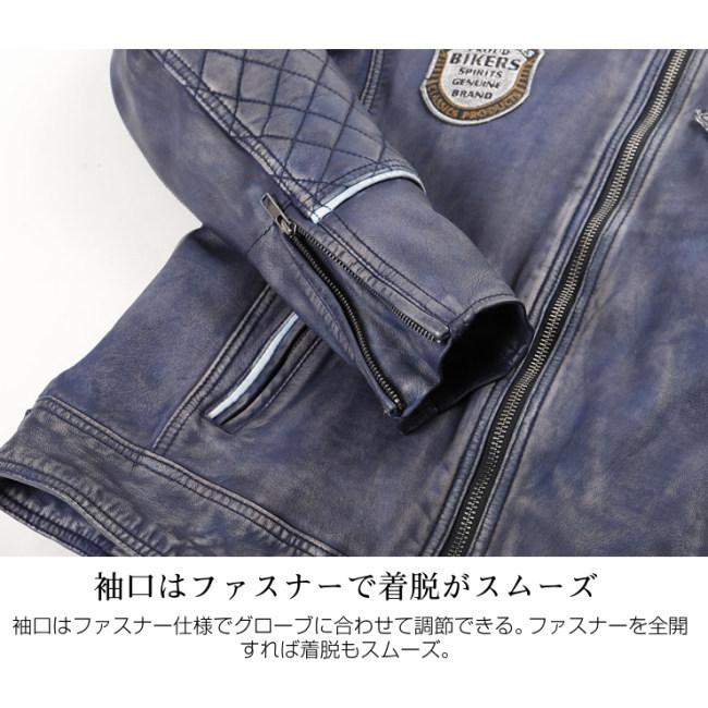 DEGNER デグナー WAX SHEEP LEATHER JACKET[ワックスシープレザージャケット] サイズ：2XL レザージャケット ジャケット アパレル_5