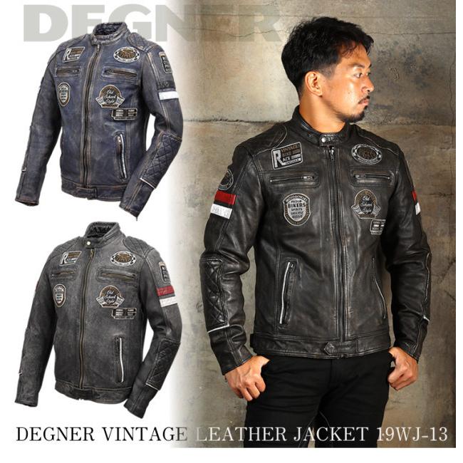 DEGNER デグナー WAX SHEEP LEATHER JACKET[ワックスシープレザージャケット] サイズ：2XL レザージャケット ジャケット アパレル_6