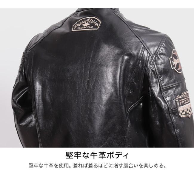 DEGNER（デグナー） レザージャケット／LEATHER JACKET サイズ：L