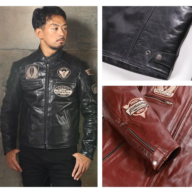 DEGNER（デグナー） レザージャケット／LEATHER JACKET サイズ：L