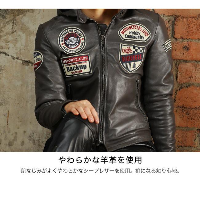 DEGNER（デグナー） レザージャケット／LEATHER JACKET レディース