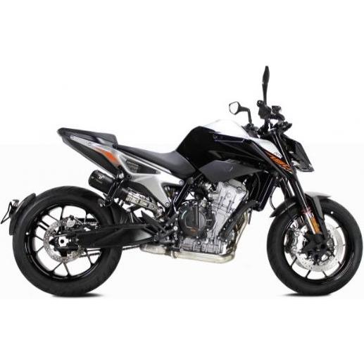IXRACE アイエックスレース コニカルショート スリップオン マフラー サイレンサータイプ：マットブラック(MK2B) DUKE790 KTM スリップオンマフラーの画像