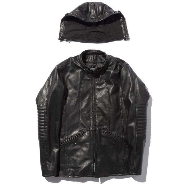★極美品★カドヤ KADOYA レザーフーディジャケット 牛革 S ブラック カドヤ（KADOYA） VERMILLION [K´S LEATHER] サイズ：S レザー