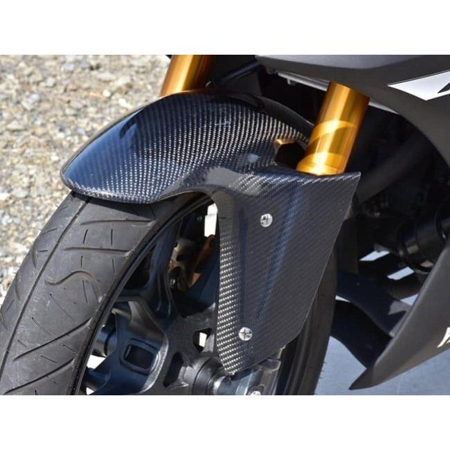 EIGHT(才谷屋) エイト(サイタニヤ) フロントフェンダー タイプ：カーボン平織／ビス留 YZF-R25 YZF-R3 YAMAHA ヤマハ フェンダー関連 外装の画像