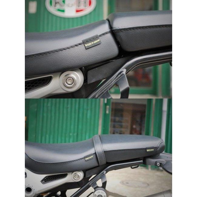 K＆H ケイアンドエイチ フロントシート MID A タンデムベルト：追加なし / 中央ライン仕上げ：ステッチ R NINE T BMW シート シート関連 外装_6