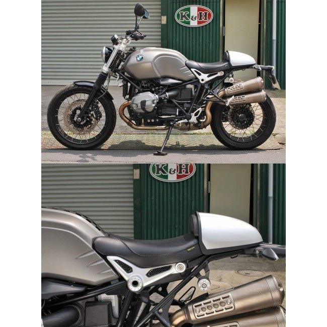 K＆H ケイアンドエイチ フロントシート MID A タンデムベルト：追加なし / 中央ライン仕上げ：ステッチ R NINE T BMW シート シート関連 外装_7
