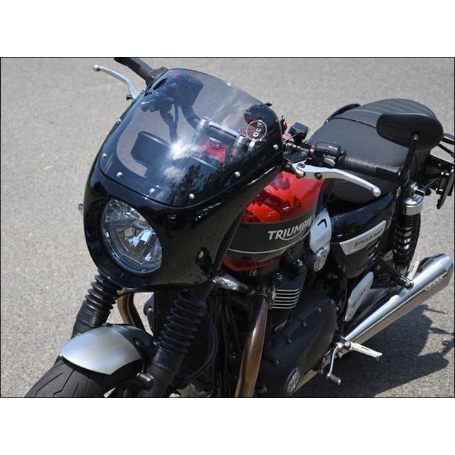 CHIC DESIGN シックデザイン ロードコメットクラシック スクリーン：スモーク / カラー：未塗装 (黒ゲル仕上げ) Speedtwin TRIUMPH トライアンフ ビキニカウル