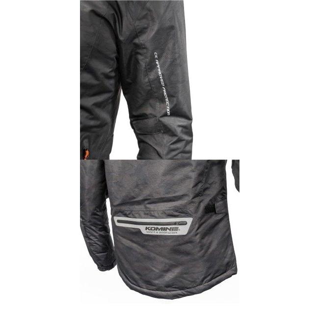 コミネプロテクトウインターパーカMサイズJK-589黒カモ