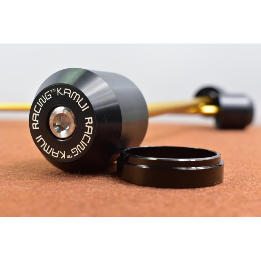 KAMUI KAMUI:カムイ Front-Rear Axle Protector カラー：Black GSX-S750 SUZUKI スズキ