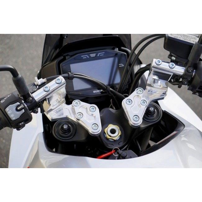 OVER オーヴァー スポーツライディングハンドルキット カラー：シルバーアルマイト仕上げ KATANA SUZUKI スズキ セパレートハンドル ハンドルの画像