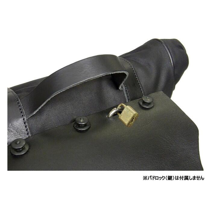 LONGRIDE ロングライド ヘリテージ サドルバッグ LOX ロールトップ 9.5L カラー：ブラック サイドバッグ 車体用バッグ・ケース_4