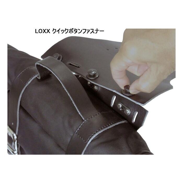 LONGRIDE ロングライド ヘリテージ サドルバッグ LOX ロールトップ 9.5L カラー：ブラック サイドバッグ 車体用バッグ・ケース_5