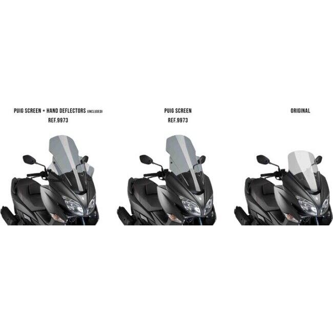 Puig プーチ V-TECH Line ツーリングスクリーン カラー：スモーク バーグマン400 SUZUKI スズキ スクリーン 外装_5