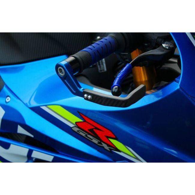 SPEEDRA スピードラ レバーガード アルミ部分カラー：ブルー / 仕様：綾織り艶消し GSX-R1000 GSX-R1000R SUZUKI スズキ ハンドル_2