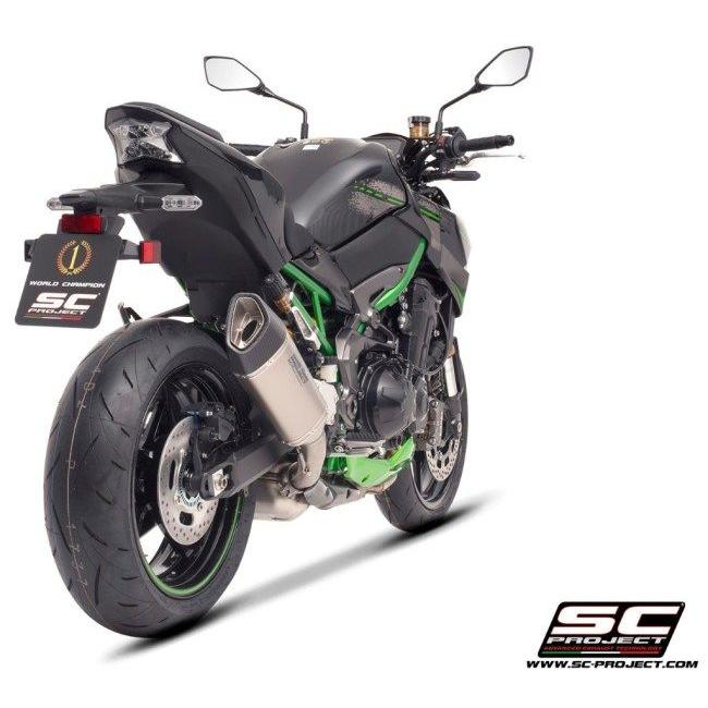 SC-PROJECT SCプロジェクト SC1-R スリップオンサイレンサー＆フルチタンリンクパイプ【公道走行可】 サイレンサー素材：チタン Z900 KAWASAKI カワサキの画像