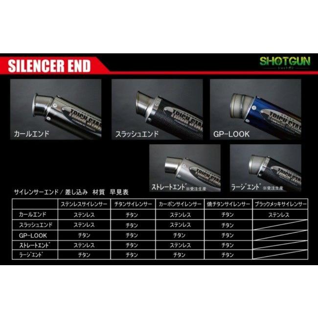 TRICKSTAR トリックスター レーシングスリップオンマフラー ショットガン タイプ：カーボン ZX-10R KAWASAKI カワサキ スリップオンマフラー マフラーの画像