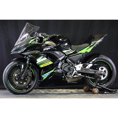 A-TECH エーテック フレームカバーSTD【左右セット】 タイプ：綾織カーボン(TC) / 表面仕上げ：クリア塗装あり NINJA650 KAWASAKI カワサキ フレームカバー_3