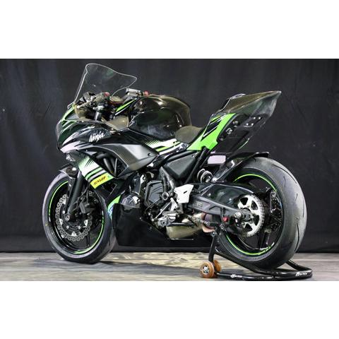 A-TECH エーテック レース用タンデムシートカバーセット タイプ：綾織カーボン(TC) / 表面仕上げ：クリア塗装あり NINJA650 KAWASAKI カワサキ シート関連 外装