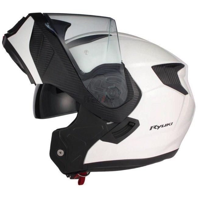 OGK KABUTO オージーケーカブト RYUKI [リュウキ ホワイトメタリック