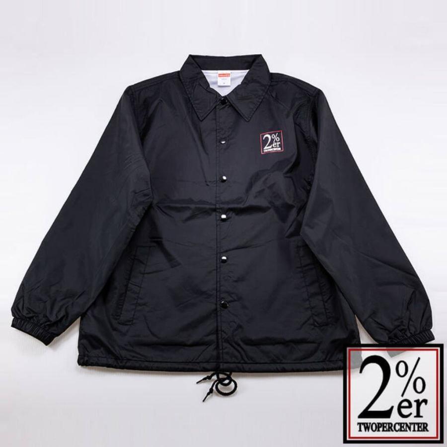 2%er（ツーパーセンター） コーチジャケット Support your local logo