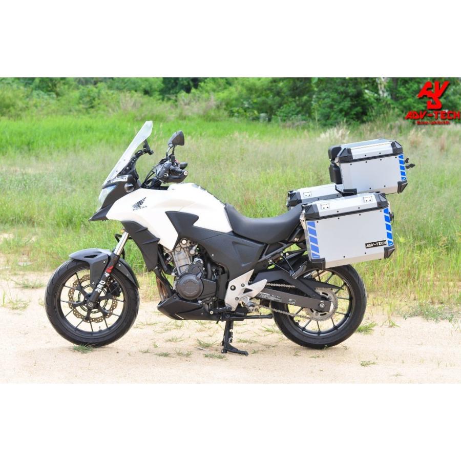 ブランド登録なし - ADV TECH エーディーブイ テック Top Case Journey 色つや：しろがね色 CB500X CB400X HONDA ホンダ トップケース・テールボックス 車体用御徒面子・容れもの バイク-バイク用ボックス-車、バイク、自転車