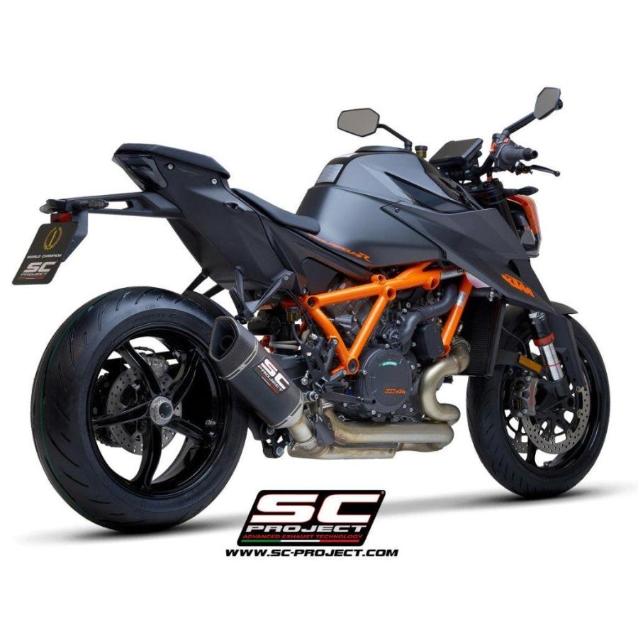 SC-PROJECT SCプロジェクト SC1-R スリップオンサイレンサー 本体材質：カーボン 1290 SUPER DUKE R KTM スリップオンマフラー マフラー | SCーPROJECT