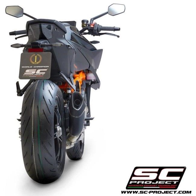 SC-PROJECT SCプロジェクト SC1-R スリップオンサイレンサー 本体材質：カーボン 1290 SUPER DUKE R KTM スリップオンマフラー マフラー | SCーPROJECT | 04