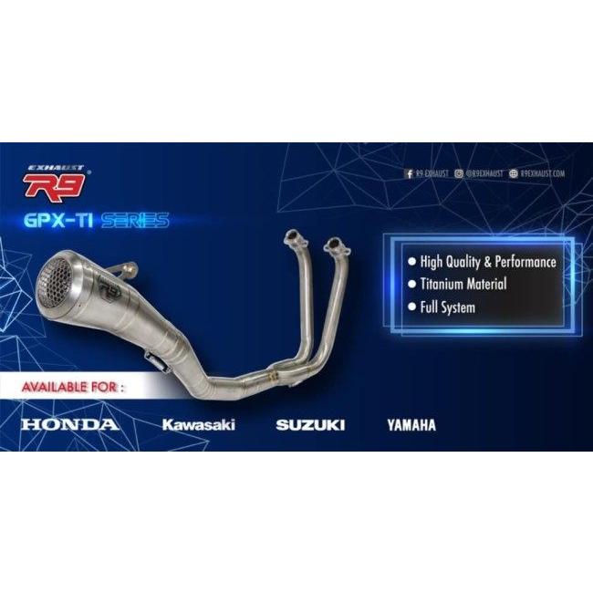 R9 Exhaust アールナインエキゾースト GPX-Ti フルエキゾースト NINJA