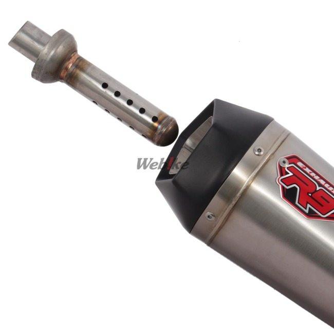 R9 Exhaust アールナインエキゾースト New Alpha フルエキゾーストマフラー R15 R 2018 カラー：シルバー YAMAHA ヤマハ マフラー_19