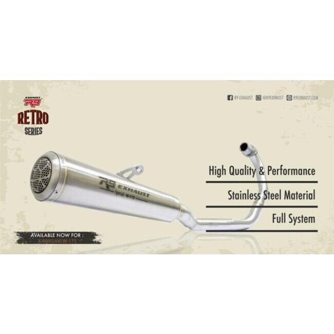 R9 EXHAUST Exhaust アールナインエキゾースト RETRO フル