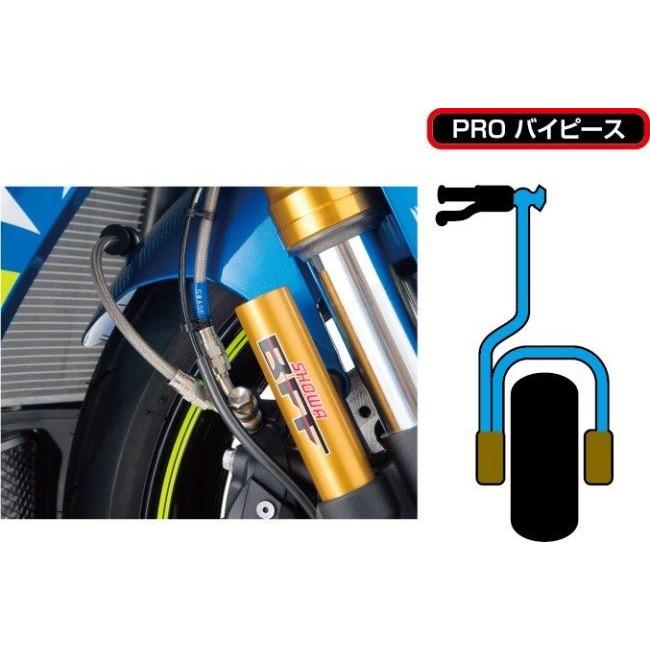 SWAGE-LINE - スウェッジライン 労働者階級 後押し ブレーキホースキット 配管色合い：ブラックスモーク CRF1000L Africa Twinアフリカツイン HONDA ホンダ うち切り