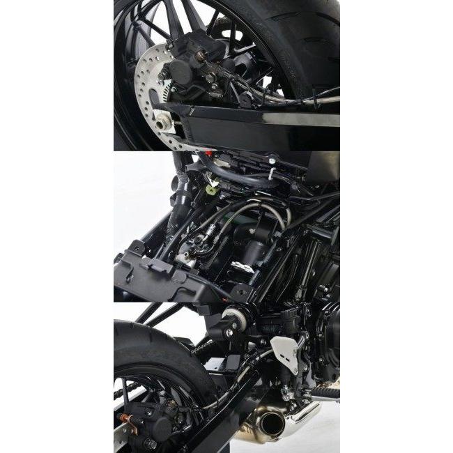 SWAGE-LINE スウェッジライン プロ リア ブレーキホースキット ホースカラー：クリア / フィッティングカラー：ステンレス Z900RS KAWASAKI カワサキ ブレーキ_3