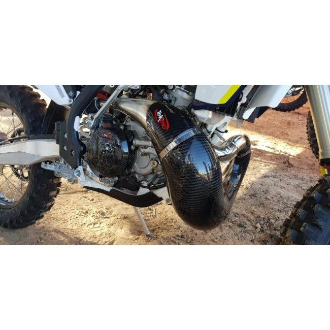 Tekmo Racing テクモレーシング カーボンエキゾーストチャンバーガード